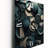 Teal Fragmented Forms - Cubism Wall Clock Oversized-2113430886