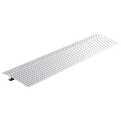Rampe de seuil de porte, hauteur de 2,5 cm, capacité de charge de 363 kg, rampe de porte pour fauteuils roulants, rampe de seuil en aluminium pour portes, rampe de seuil modulaire réglable pour fauteuils roulants, scooters et fauteuils électriques