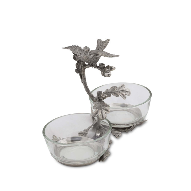 Song Bird Handmade Condiment Server