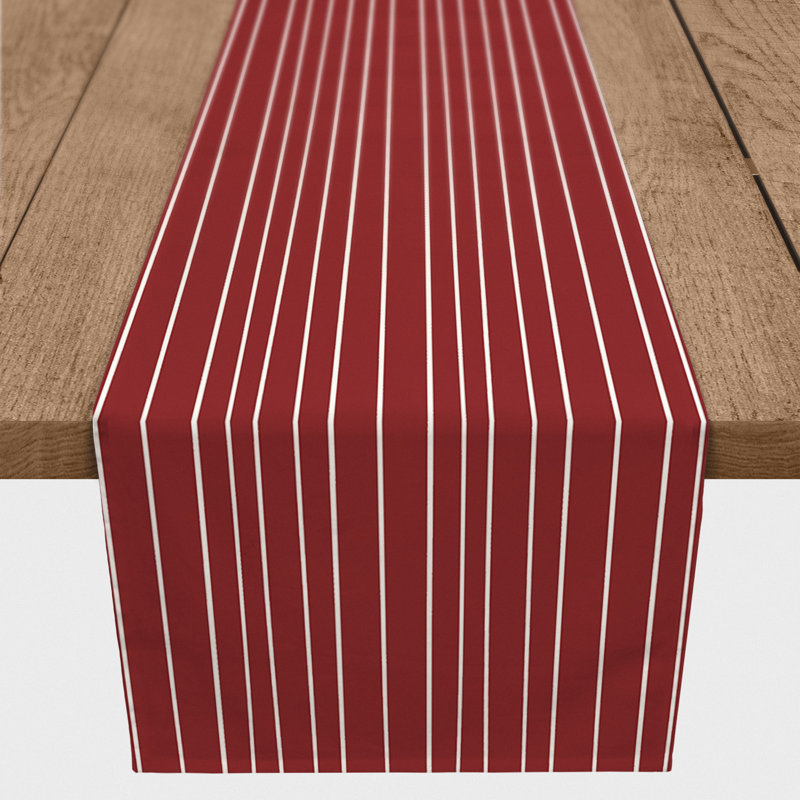 Chemin de table Pantanella, 72 po x 16 po, Rouge