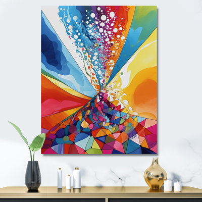 Colorful Tie Dye Insipred 2 - Abstract Wall Decor