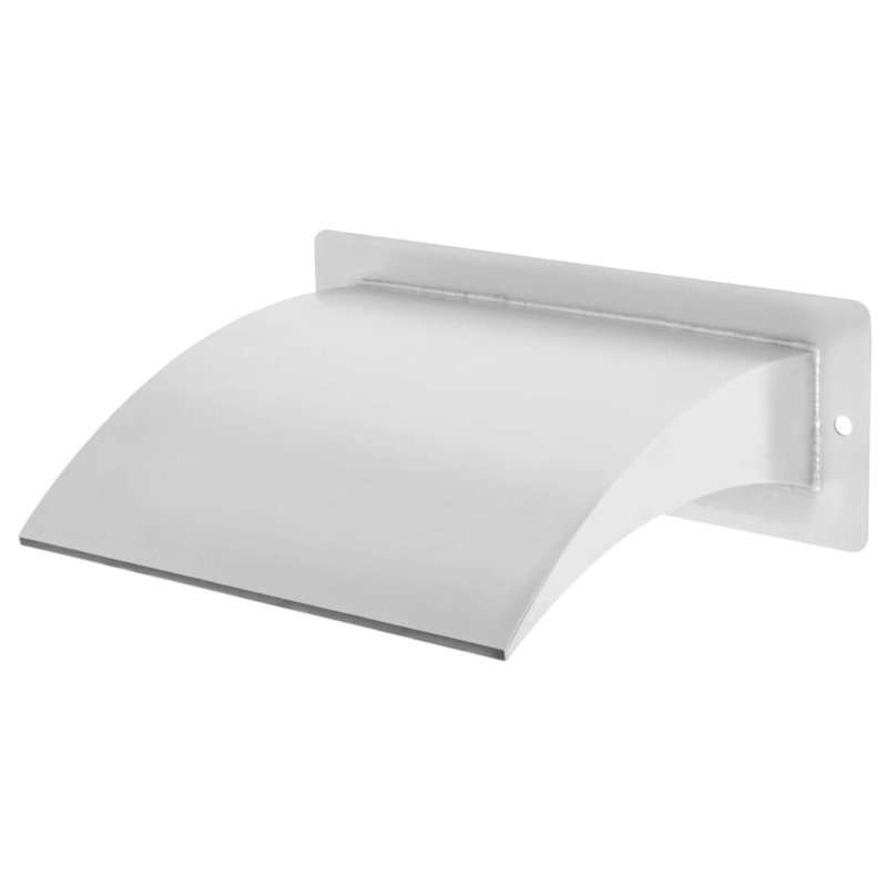 Fontaine de piscine en acier inoxydable 11,8 po x 3,5 po x 10,2 po argent