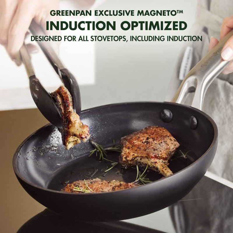 GreenPan Omega Healthy Ceramic Nonstick Fry Pan, 9.5"