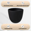 Ertugrul 3 - Piece MGO Clay Pot Planter Set-85352390