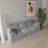 Chenille Fabric Upholstered Boneless Sofa, Oversized Comfy Cloud 3-Seater Sofa Couch, Double Plush Cushion For Living Room,Grey