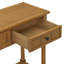 Console Trexm Daisy Series avec deux tiroirs et une tablette inférieure (naturel)-124923109