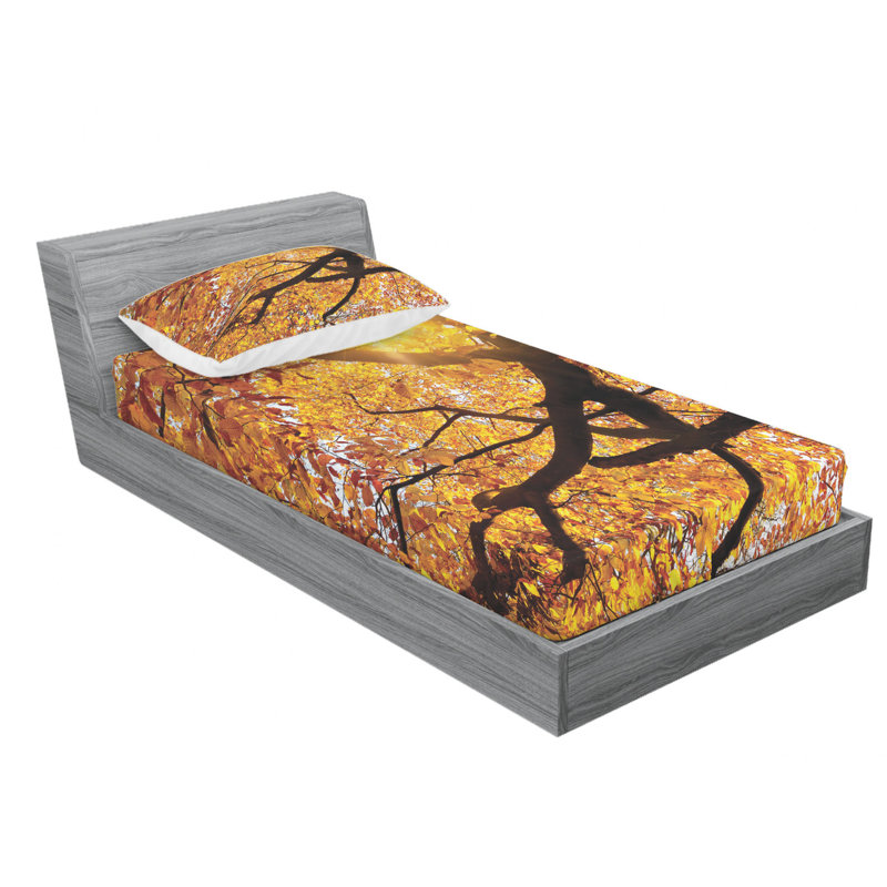 Microfiber Sheet Set, Twin Sheet Set with Fitted Sheet