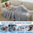Bedsure King Cooling Comforter – Dual-Sided Moisture-Wicking Duvet Insert, Lightweight & Breathable, Gray-114641737
