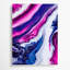 Abstrait art fluide sur toile bleue 49-369355041