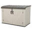 Lifetime 6 Ft. x 3.5 Ft. High-Density Polyethylene Outdoor Storage Shed with Steel-Reinforced Construction