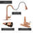 Pull Down Kitchen Faucet Single Handle Sink Faucet With Deck Plate-64366491