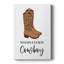 «What Cookin 'Cowboy» - Cavas enveloppés de galerie-572595828
