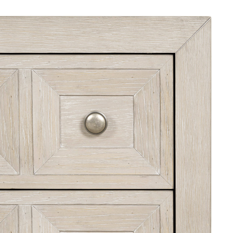 Schell 2-Drawer Nightstands (Set of 2), Beige