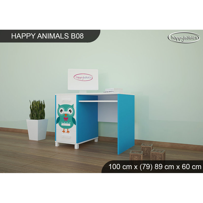 100cm Writing Desk, Blue