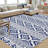 Washable Area Rug Boho Living Room Rug with Non Slip Backing Bedroom Carpet with Geometric Print Stain Resistant Low Pile Floor Mat Home Deco-1988144618-1988144617