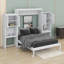 Grand lit escamotable avec bureau, coiffeuse et armoires-2031374531
