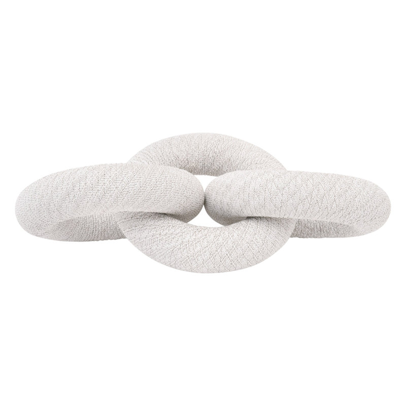 Kalanie Crew Rope Link, White/Gray