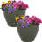 Ailynn Round Imperial Ceramic Outdoor Planter-1857609947-1857609945