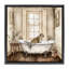Cadre flottant neutre Leopard Bathtime, design par Sasha-1446025520-1446025521