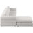 Howardine Upholstered L-Shaped Sectional with Ottoman Reversible-82750571