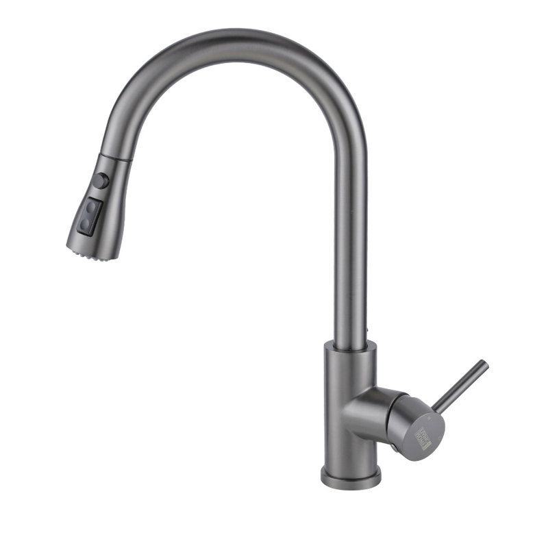 Belfry Kitchen Orin Kitchen Faucet, Gray