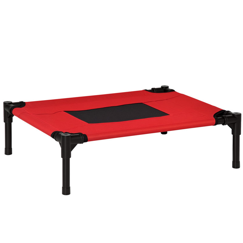 Bertram Polyester Pet Bed, Red, 64cm L x 46cm W