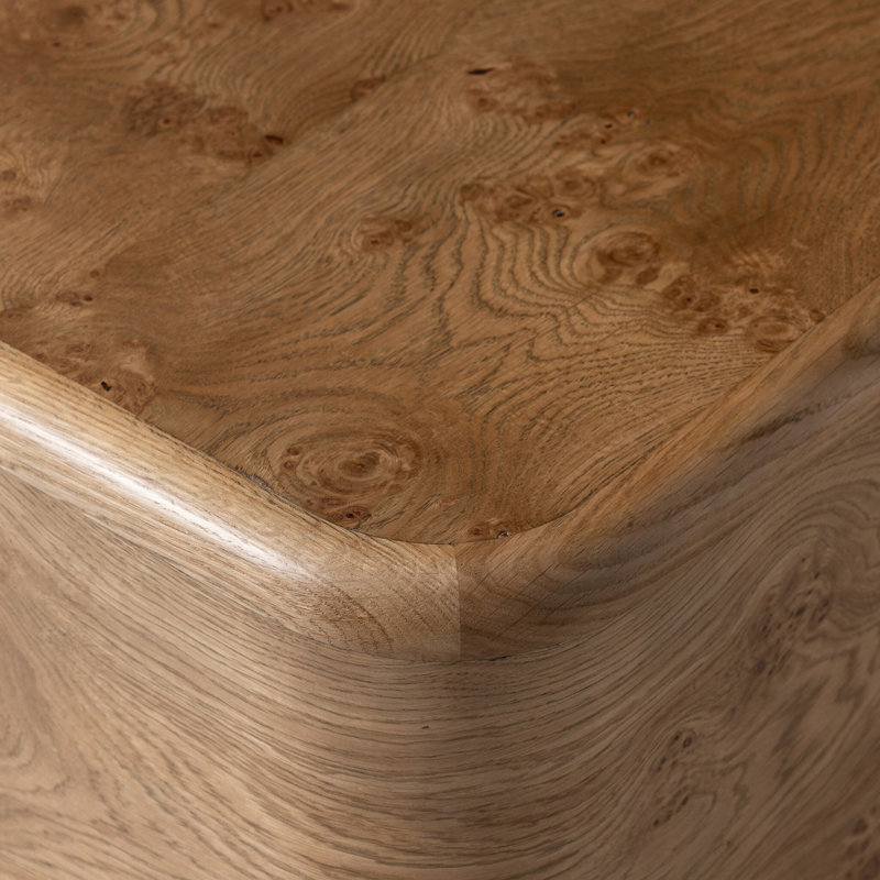 Talessi End Table-Wheat Medium Burl Oak