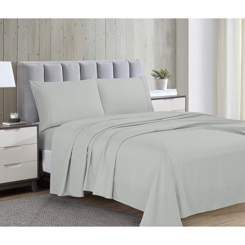 Swift Home Ultra-Soft 4-Piece Sheet Set - Essential 1800 Series Microfiber - Fits Mattress up to 14" Thick - Peach Fuzz, Durable, Easy Care