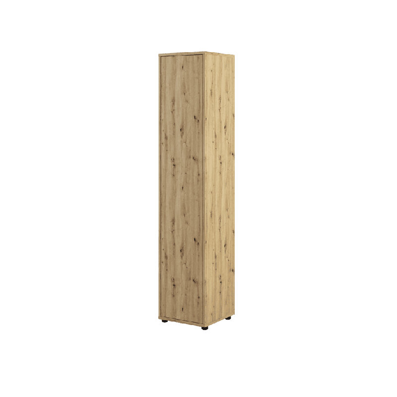 Oneisha 1 Door Manufactured Wood Wardrobe, Oak