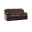 Canapé moderne manuel 1pc avec accoudoirs rembourrés et capitonnés à l'horizontale, port USB, finition chocolat, mobilier de salon principal-1066099305