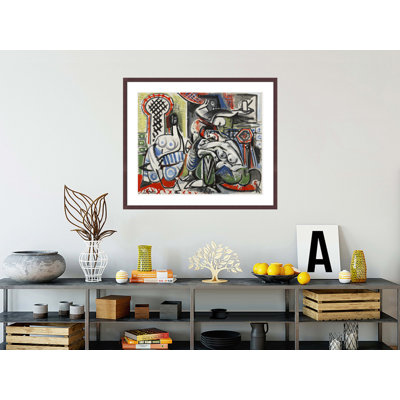 Les femmes d'Alger (d'après Delacroix) par Pablo Picasso, impression giclée encadrée