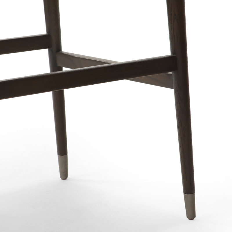 Anton Stool-Havana Brown-Bar, Cognac Genuine Leather, Bar Stool (31" Seat Height)
