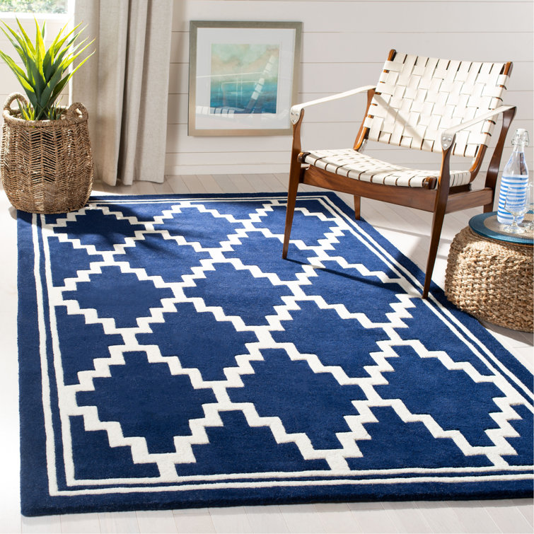 Carolene Hand Tufted Wool Geometric Rug