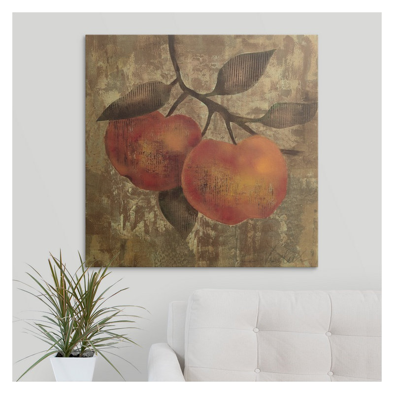 «Apple» par Aniessa, reproduction d'art, H 35 po x l 35 po x 1,5 po, Toile