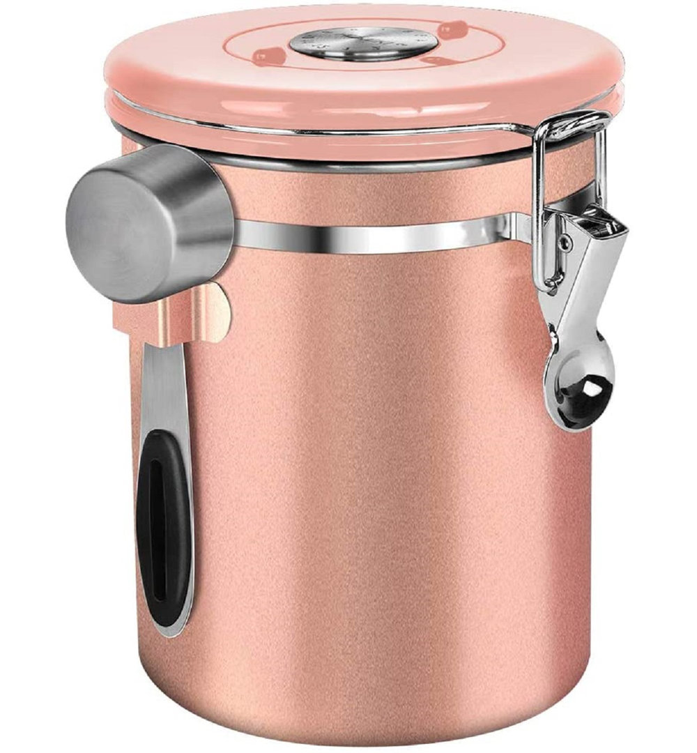 Coffee Canister Haitral Color: Rose Gold