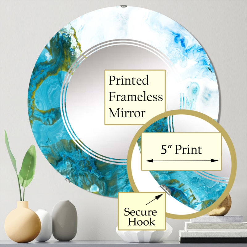 Miroir de salle de bain sans cadre, 24 po x 24 po
