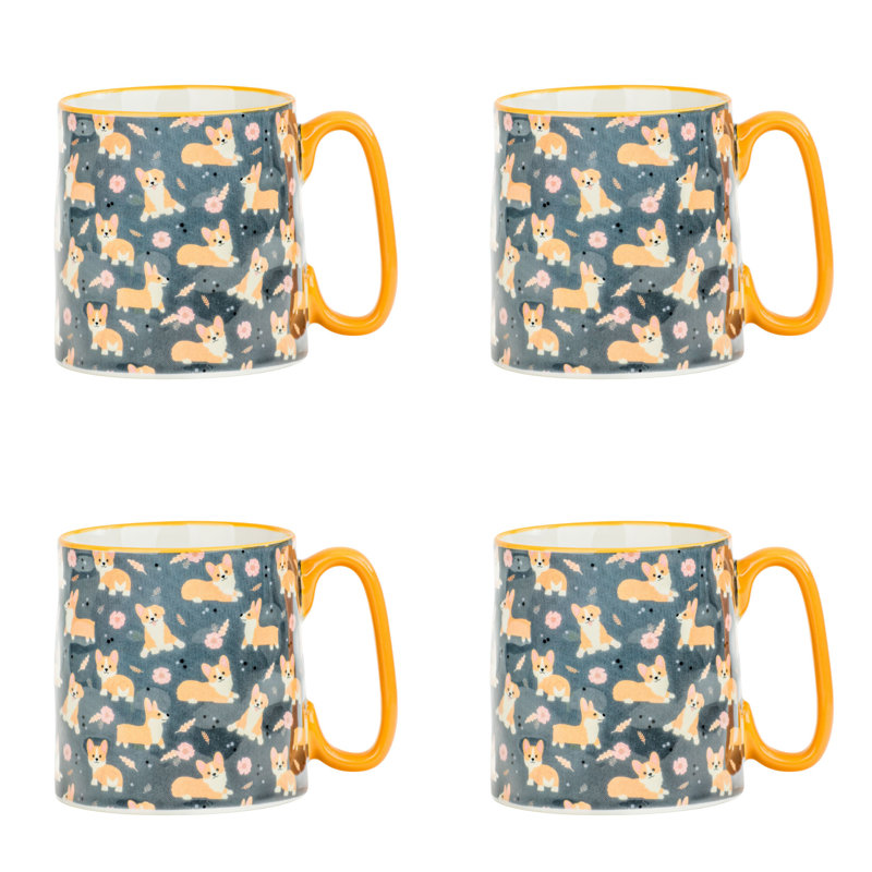 10 tasses à fraises Bella Street, Corgi Delight