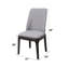 Chaise de salle à manger rembourrée Beckles