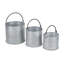 Ensemble de pots en métal 3 pièces