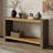 Mirod Vintage Industrial Console Table With Dovetail Joinery And Distressed Wood Veneer Finish