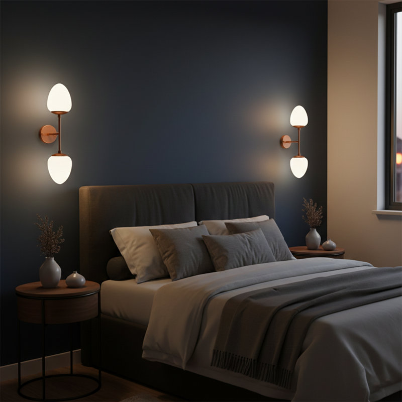 Elora 2-Light Armed Sconce, Copper