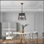 Lustre suspendu industriel 4 lumières, cage moderne en métal, luminaire suspendu réglable pour la salle à manger, la cuisine et le salon (sans ampoules)-422525248-422525250