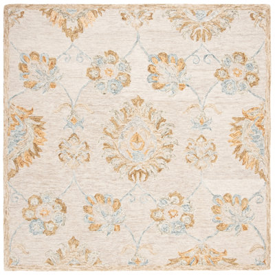 Lococo Hand Tufted Wool Floral Rug