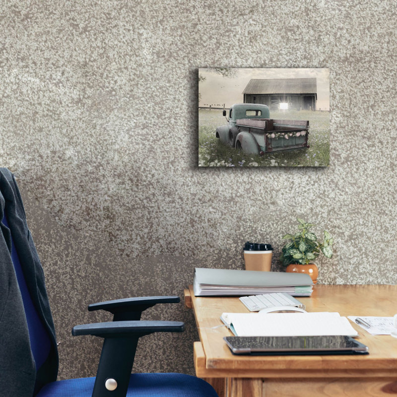  «The Old Ride» par Lori Deiter, art mural sur toile, 16 po x 12 po