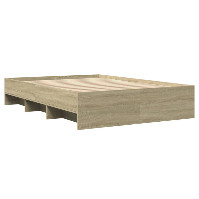 Bed Frame, European Double (140 x 200 cm), Sonoma Oak