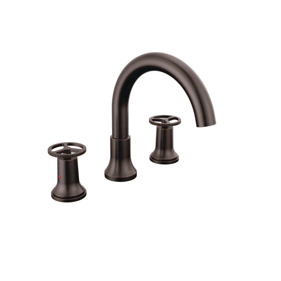 Trinsic Two Handle Roman Tub Faucet Trim Delta 