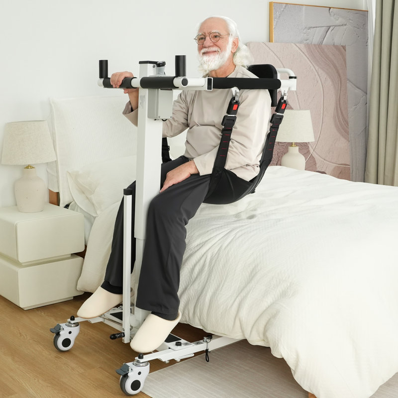 Fauteuil de transfert électrique, fauteuil de transfert patient, appareils de levage de fauteuil pliant pour personnes âgées, fauteuil de transfert pour la maison, maison de repos, voiture, AY06