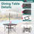 Urbai Square 4 - Person 37.4'' L Outdoor Dining Set-2033604543