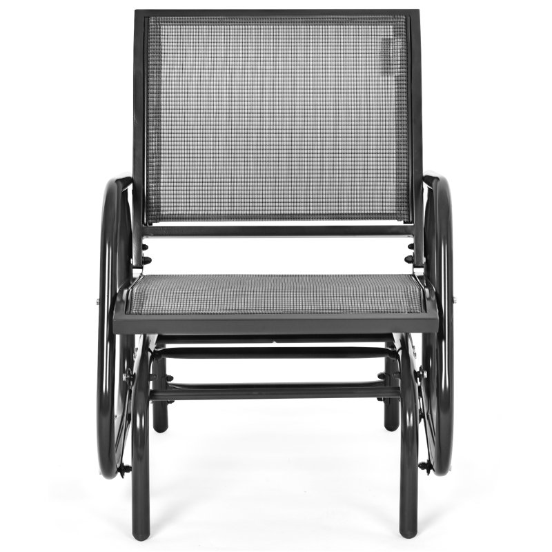 Beata Steel Outdoor Chair, Black