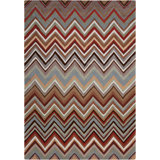 Lebofsky Hand-Tufted Blue Area Rug